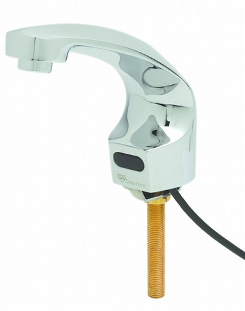T&S Brass EC-3102-LMV - Chekpoint Electronic Faucet, Deck Mount Single Hole Cast Spout (Less Mixing Valve)