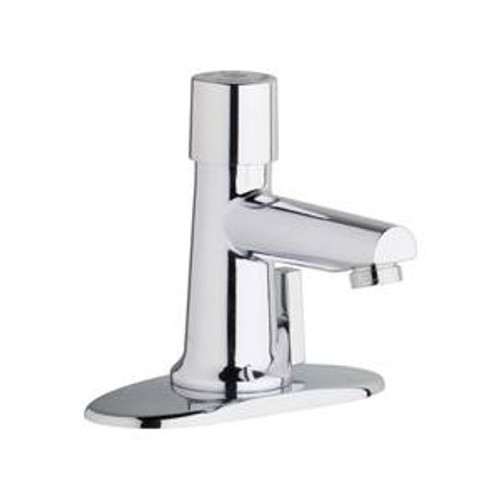 Chicago Faucet 3502-4E39VPABCP Lav Faucet, Manual Metering