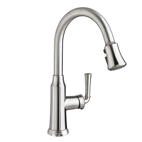 American Standard 4285.300.075 Portsmouth 1-Handle Pull Down High-Arc Kitchen Faucet (Stainless Steel) American Standard 4285.300.075 Portsmouth 1-Handle Pull Down High-Arc Kitchen Faucet (Stainless Steel)