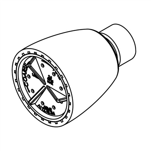 Central Brass 3034-1/2-02 2.5 GPM Flow Rate, Chrome