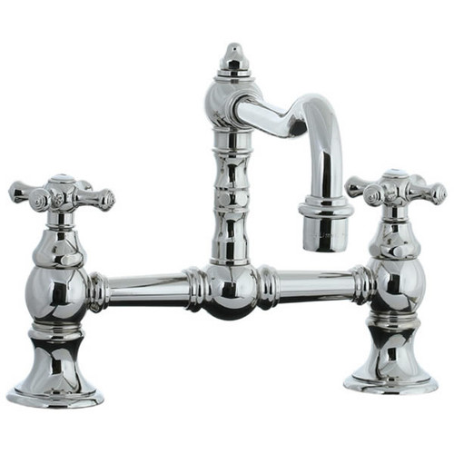Cifial 267.235.721 - High Hi-rise Exposed Bride Mount Kitchen Faucet without Spray - Polished Nickel