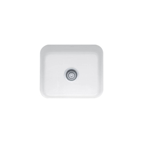 Franke CCK110-19WH Cisterna 21 5/8" Single Basin Undermount Kitchen Sink Fireclay - White