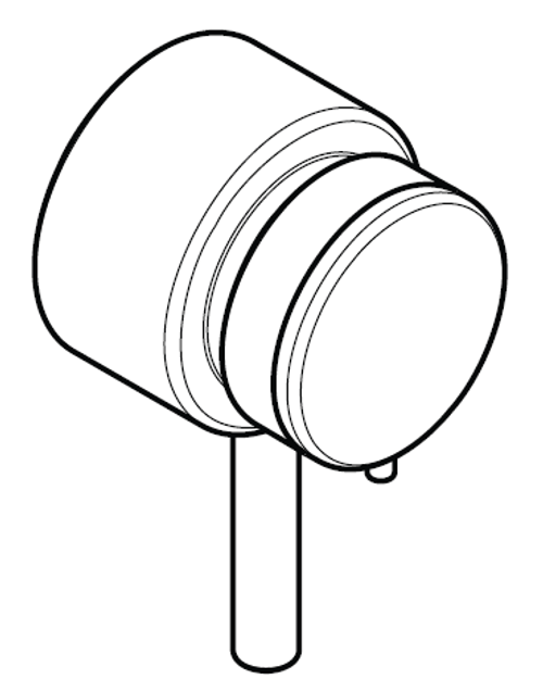 Hansgrohe 88641000 - Polished Chrome Interaktiv S Handle