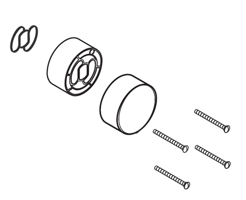 Hansgrohe 13591001 - Thermostatic Mixing Valve Extension Kit