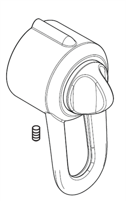 Hansgrohe 88548820 - Brushed Nickel Metro Loop Handle