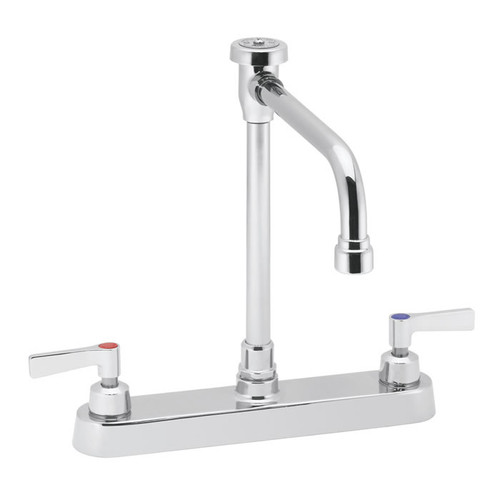 Speakman SC-5722-VB8 - Commander centerset faucet with 8-inch deep rigid vacuum breaker spout and lever handles