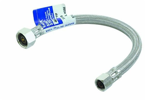 Eastman 1/2 FIP x 3/8 Compression Stainless Steel Supply Hose - Available In Different Lengths Eastman 1/2 FIP x 3/8 Compression Stainless Steel Supply Hose - Available In Different Lengths