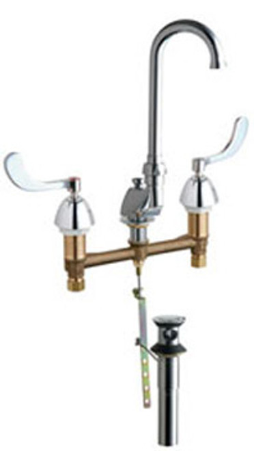 Chicago Faucets - 794-GN2FC317ABCP - Widespread Lavatory Faucet Chicago Faucets - 794-GN2FC317ABCP - Widespread Lavatory Faucet
