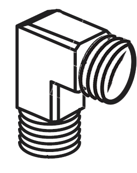 American Standard M921323-0070A Elbow Adapter 3/8 X 3/8 Npt