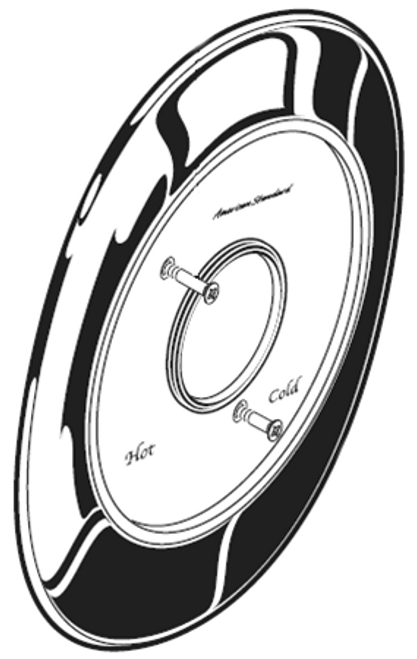 American Standard M962367-0020A - Chrome Escutcheon with Screws American Standard M962367-0020A - Chrome Escutcheon with Screws