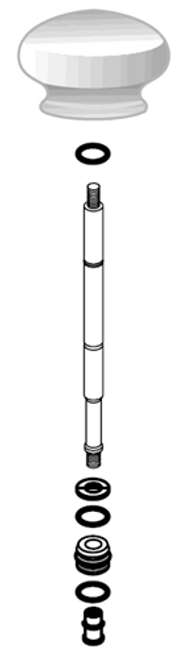 American Standard M962172-0070A Stand Coll Transfer Rod Assy W/Knob