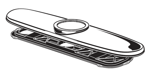 American Standard M964065-0020A Escutcheon & Putty Plate F/Blake-Soltura American Standard M964065-0020A Escutcheon & Putty Plate F/Blake-Soltura
