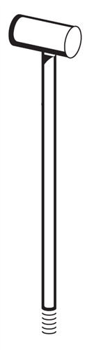 American Standard M962560-0020A - POP UP ROD MOMENTS MB, CHROME