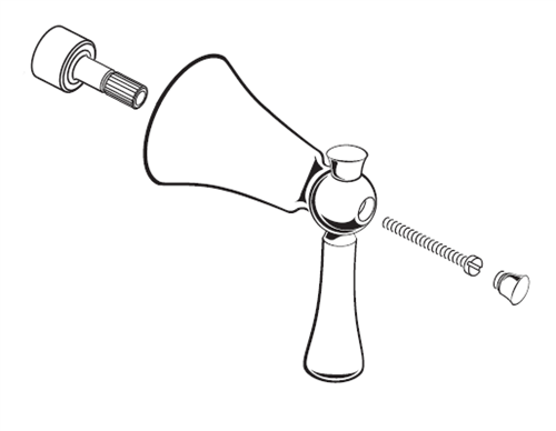 American Standard M964267-0020A Lever Handle Kit F/Lyncroft Bs