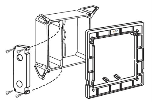 American Standard M962745-0070A - ELECTRICAL BOX ASSEMLY F/CONCEALED FV-RP