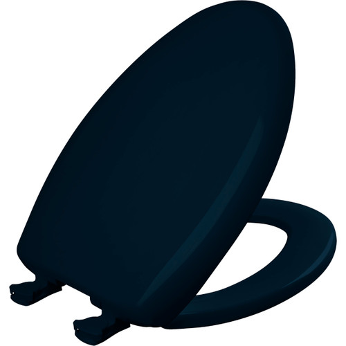 1200SLOWT 244 - Bemis Elongated Plastic Toilet Seat with Whisper-Close Hinge, Navy