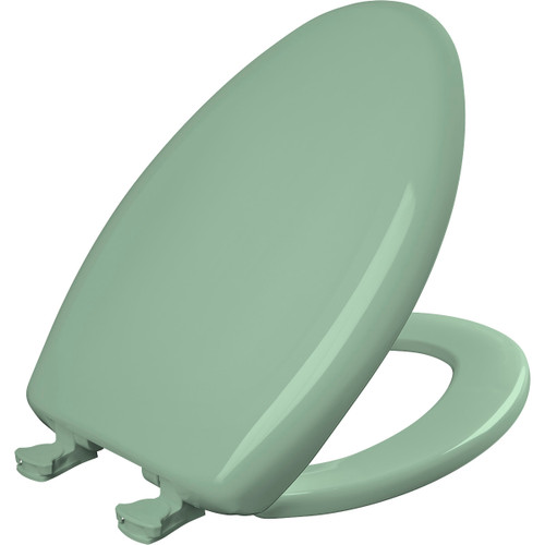 1200SLOWT 035 - Bemis Elongated Plastic Toilet Seat with Whisper-Close Hinge, Sea Green