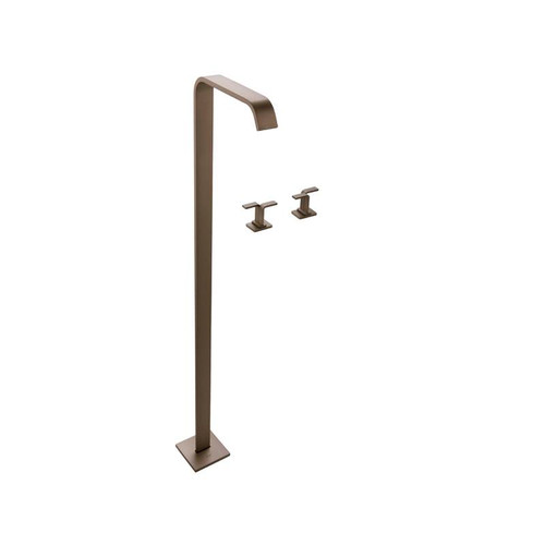 Graff - G-2315-C9-SN - Immersion Modern Floor-Mounted Vessel Filler