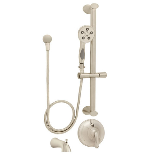 Speakman SM-7450-P-BN Caspian ADA Hand-held Shower/ Tub Combinations in Brushed Nickel