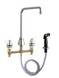 Chicago Faucets 200-AHA8-1000XKCP - CONCEALED KITCHEN SINK FAUCET