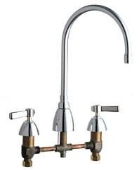 Chicago Faucets - 201-AGN10AE3SWGCP - Kitchen Sink Faucet without Spray