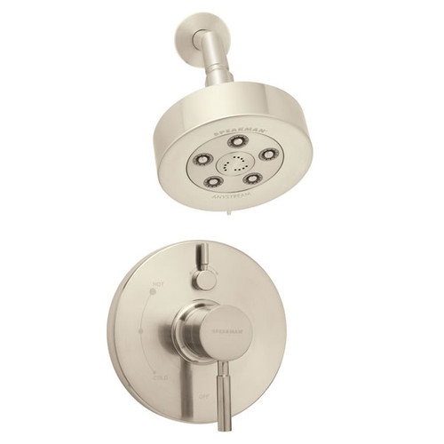 Speakman SM-1410-P-BN Neo Pressure Balance Valve & Trim in Shower combination in Brushed Nickel