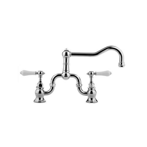 Graff - G-4870-LC1-NB - Canterbury Collection Canterbury Collection Bridge Kitchen Faucet
