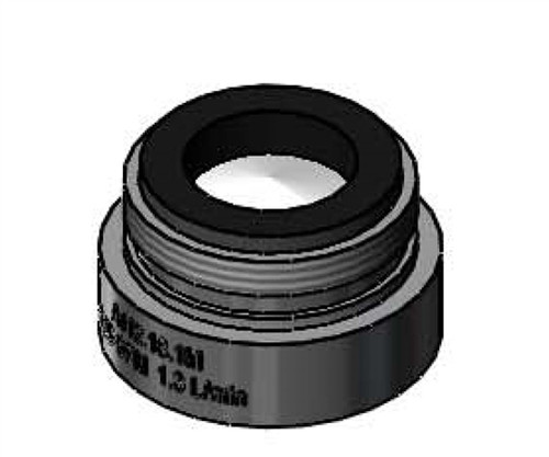 T&S Brass B-0199-08-N035 - Vandal Resistant 0.35 Gpm Non-Aerated Spray Device, 13/16-24 Un Female