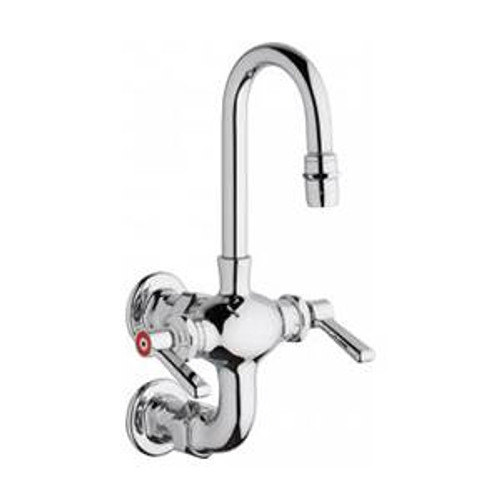 Chicago Faucet 225-261E35-3XKABCP Kitchen Sink Faucet