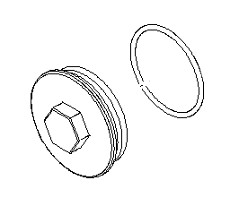 Dornbracht 0431200190090 VERSCHL-STOPFEN M42X1,5 kpl