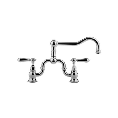 Graff - G-4870-LM34-NB - Canterbury Collection Canterbury Collection Bridge Kitchen Faucet