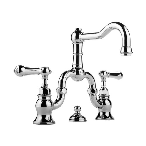 Graff - G-3800-LM34-NB - Canterbury Collection Widespread Bridge Lavatory Graff - G-3800-LM34-NB - Canterbury Collection Widespread Bridge Lavatory