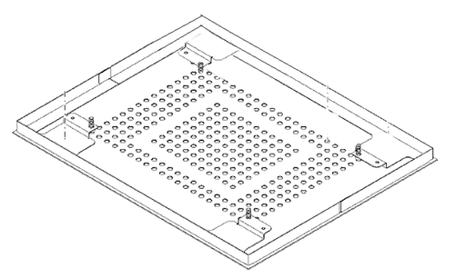 Dornbracht 04110211302-86 Abdeckplatte Big Rain - edelst