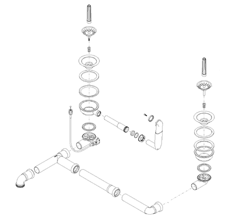 Dornbracht 04110100800-86 Ablaufgarnitur KŸche - edelsta