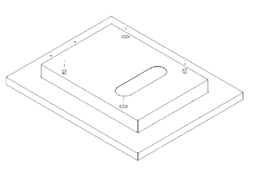 Dornbracht 04170900100-85 GehŠuse kpl. Big Rain - edelst