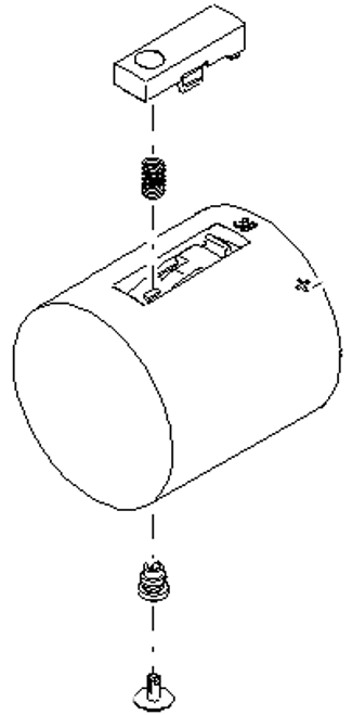 Dornbracht 04173300401-08 Platinum Therm Handle