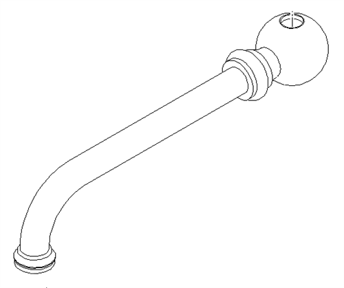 Dornbracht 04282505011-00 CP Spout Only