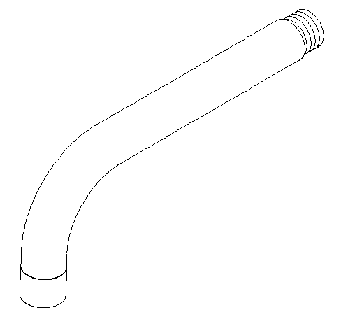 Dornbracht 04282223600-06 Auslauf 23 x 1 x 170 mm Auslad