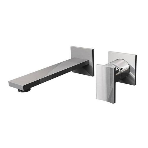 Graff G-3635-LM36W-SN - Targa Wall-Mounted Lav Faucet w/Single Handle, Steelnox (Satin Nickel)