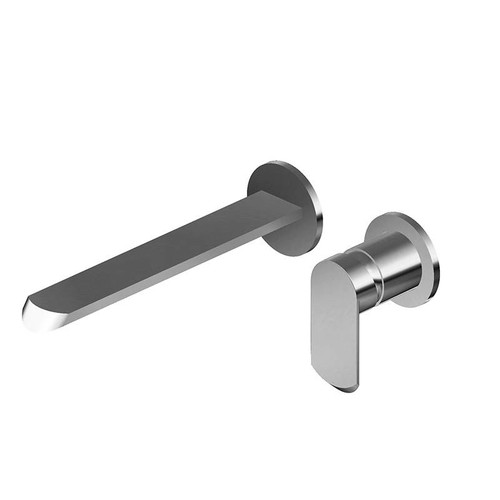 Graff G-6639-LM45W-PN Phase Wall-mounted Lavatory Faucet (91/4" Spout) - Rough and Trim, Polished Nickel
