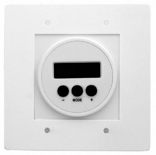 Mr. Steam CU-99216DIG 30-min Digital Timer provides guests in your steam room with accurate, easy to use timers so that they can safely time their steam sessions up to 30 minutes.