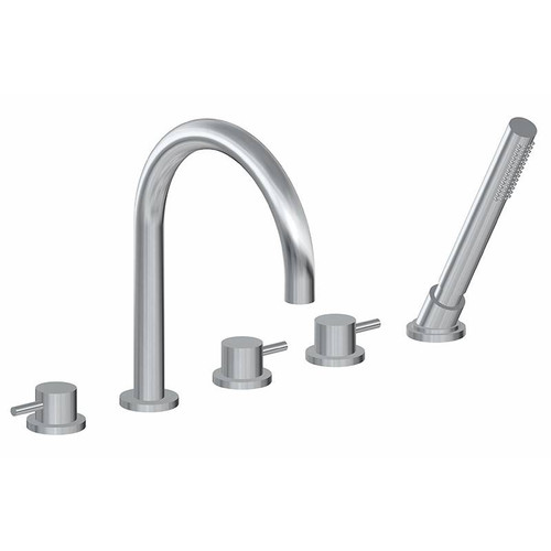 Graff G-6153-LM41B-BAU M.E. 25 Roman Tub Set, 24K Brushed Gold Plated