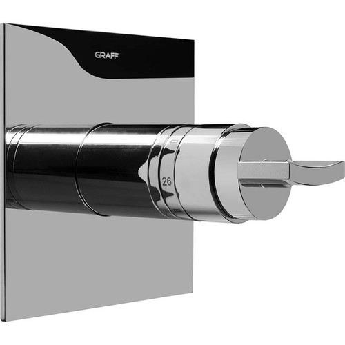 Graff G-8041-C14S-PN-T - Sade SOLID Trim Plate w/Handle, Polished Nickel