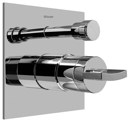 Graff G-7090-C14S-AU-T Sade/Targa SOLID Trim Plate w/Handle, 24K Gold Plated