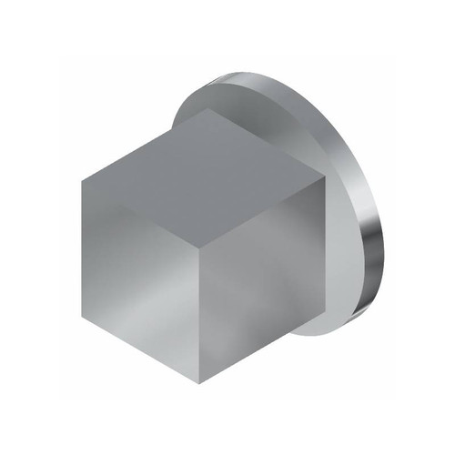 Graff G-8097-SH1-BAU-T M-Series Round Stop/Volume Control Trim Plate and Square Handle , 24K Brushed Gold Plated