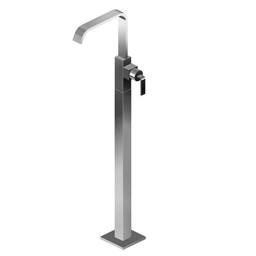 Graff G-2325-LM40N-PC-T Immersion Floor-Mounted Vessel Filler (Trim Only), Polished Chrome