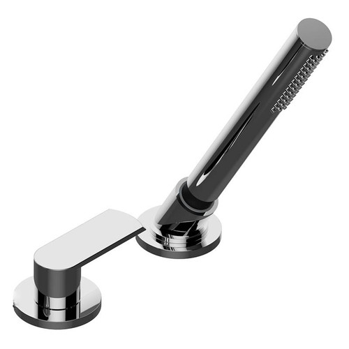 Graff G-6355-LM45B-OB-T Phase Deck-mounted handshower + diverter set - Trim Only, Olive Bronze Graff G-6355-LM45B-OB-T Phase Deck-mounted handshower + diverter set - Trim Only, Olive Bronze