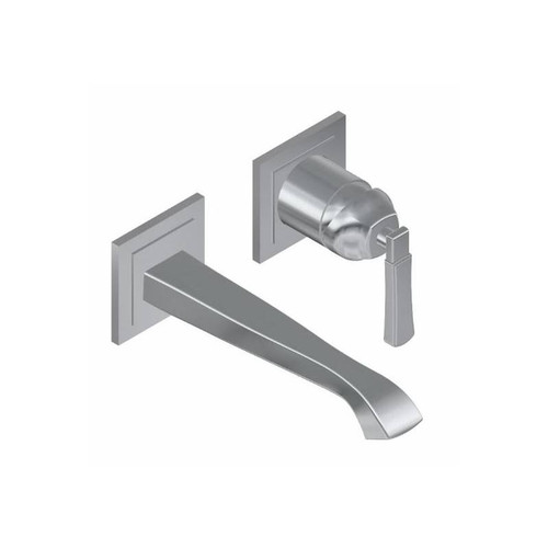 Graff G-6835-LM47W-PN-T Finezza Wall Mount Lavatory Faucet (7 1/2" Spout) (Trim Only), Polished Nickel