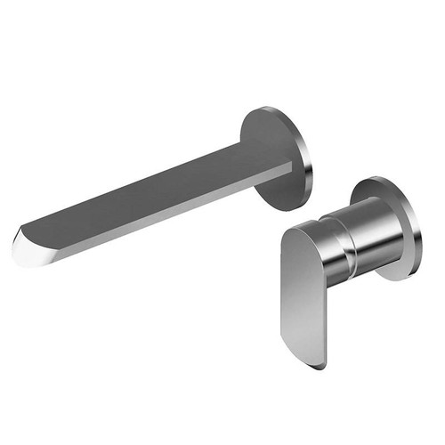 Graff G-6638-LM45W-PN-T Phase Wall-mounted Lavatory Faucet (71/2" Spout) - Trim Only, Polished Nickel