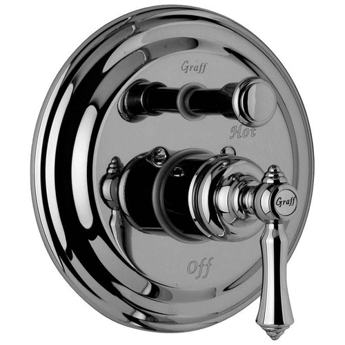 Graff - G-7065-LM15S-PN-T - Nantucket Trim Plate (with Diverter) and Handle Graff - G-7065-LM15S-PN-T - Nantucket Trim Plate (with Diverter) and Handle